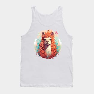 Aesthetic llama Tank Top